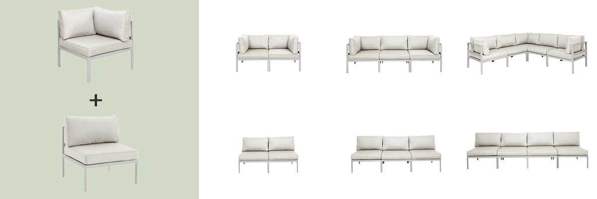 Khaki Med Beige Puter