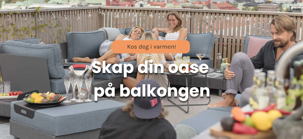 hagemøbler perfekt for balkongen